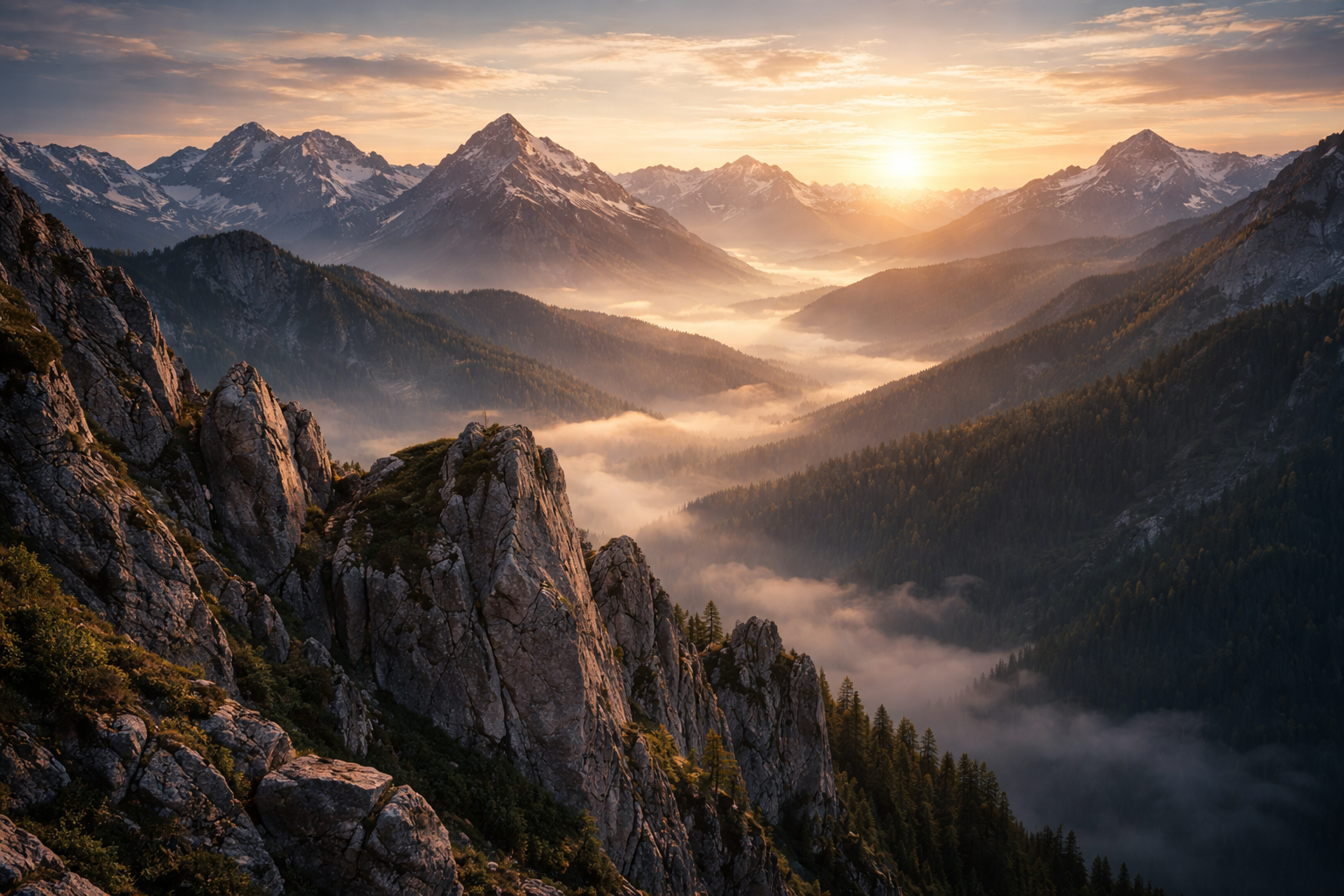 Mountains symbolizing growth and scale